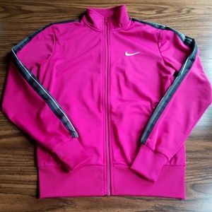Nike Full Zip Athletic Track Jacket Medium